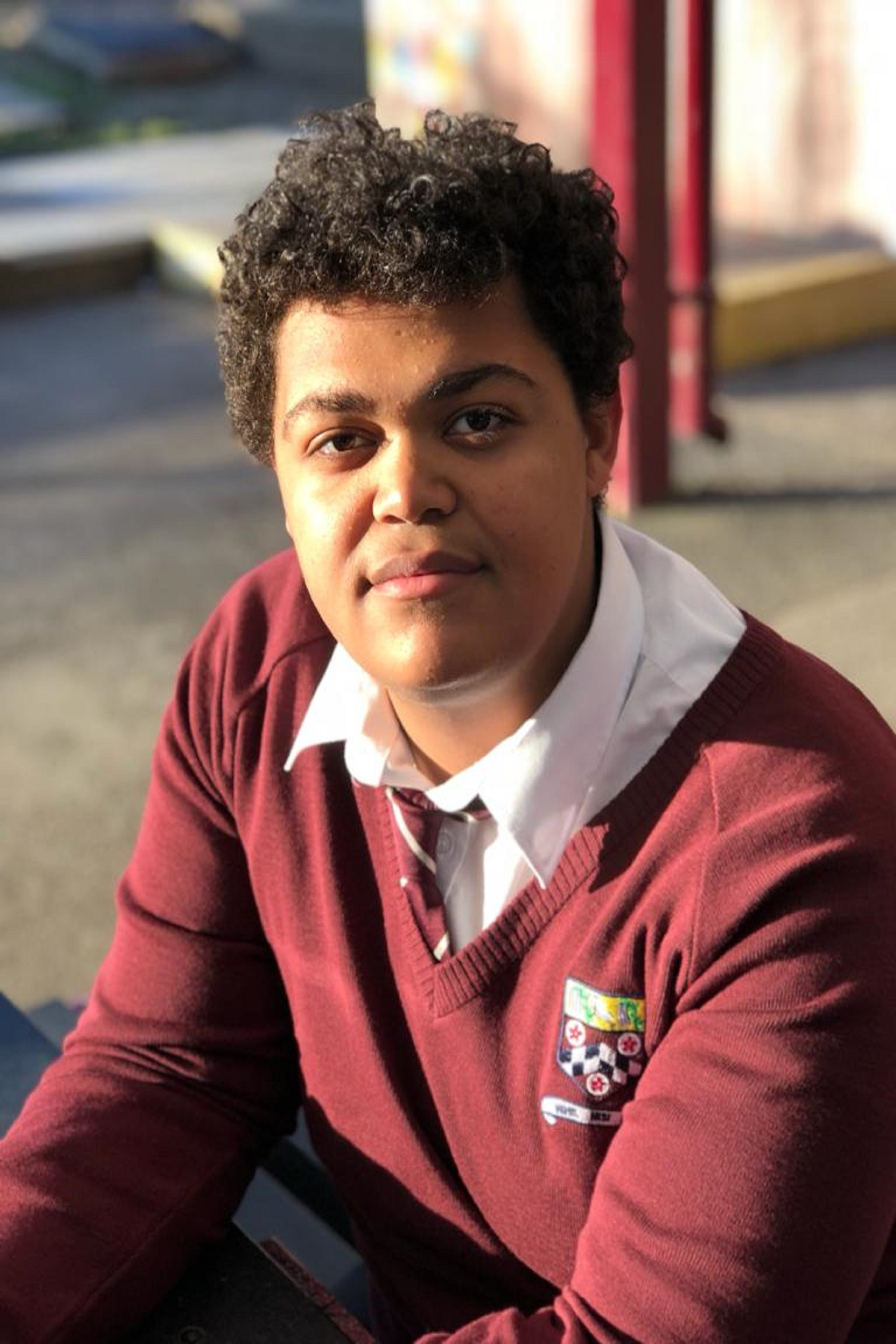 Michael Kwawu backdrop