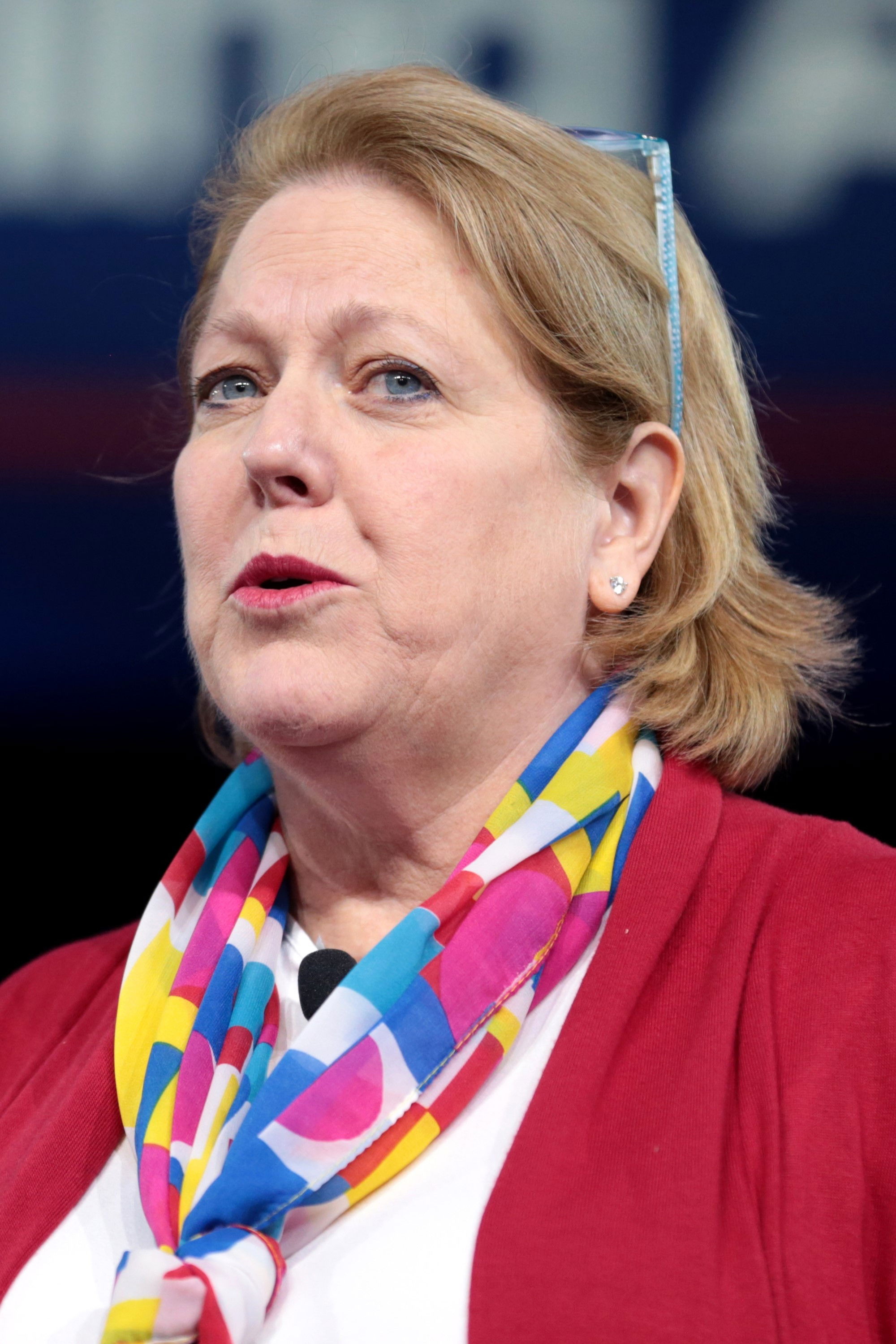 Ginni Thomas backdrop