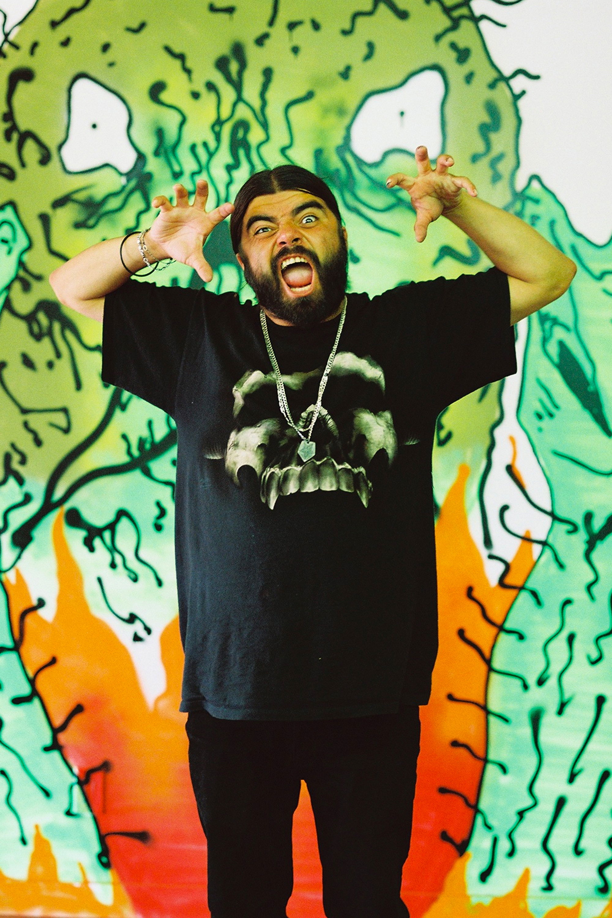 Nasty Neckface backdrop