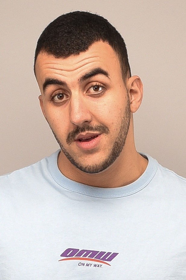 Moha Amazian backdrop