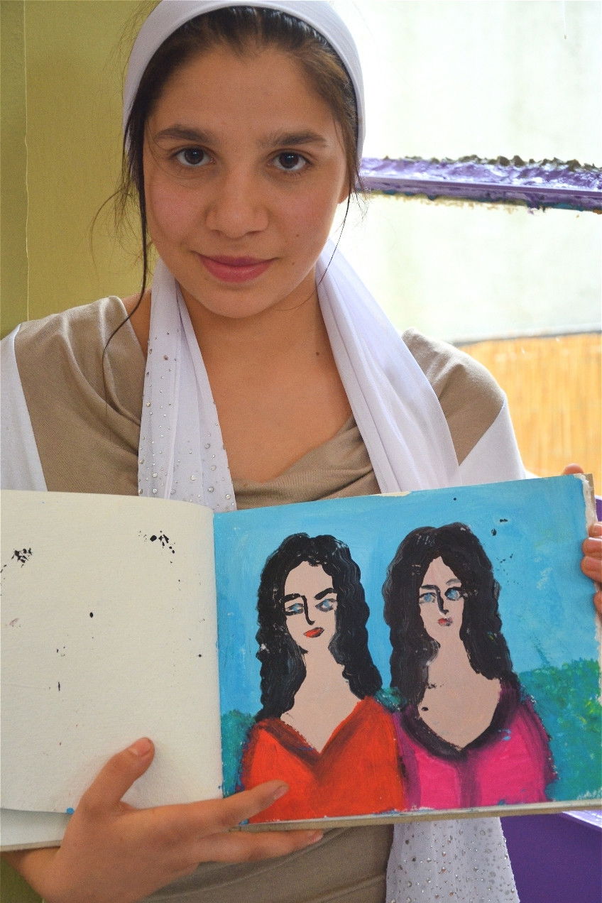 Rebecca Covaciu backdrop