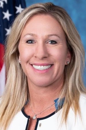 Marjorie Taylor Greene backdrop