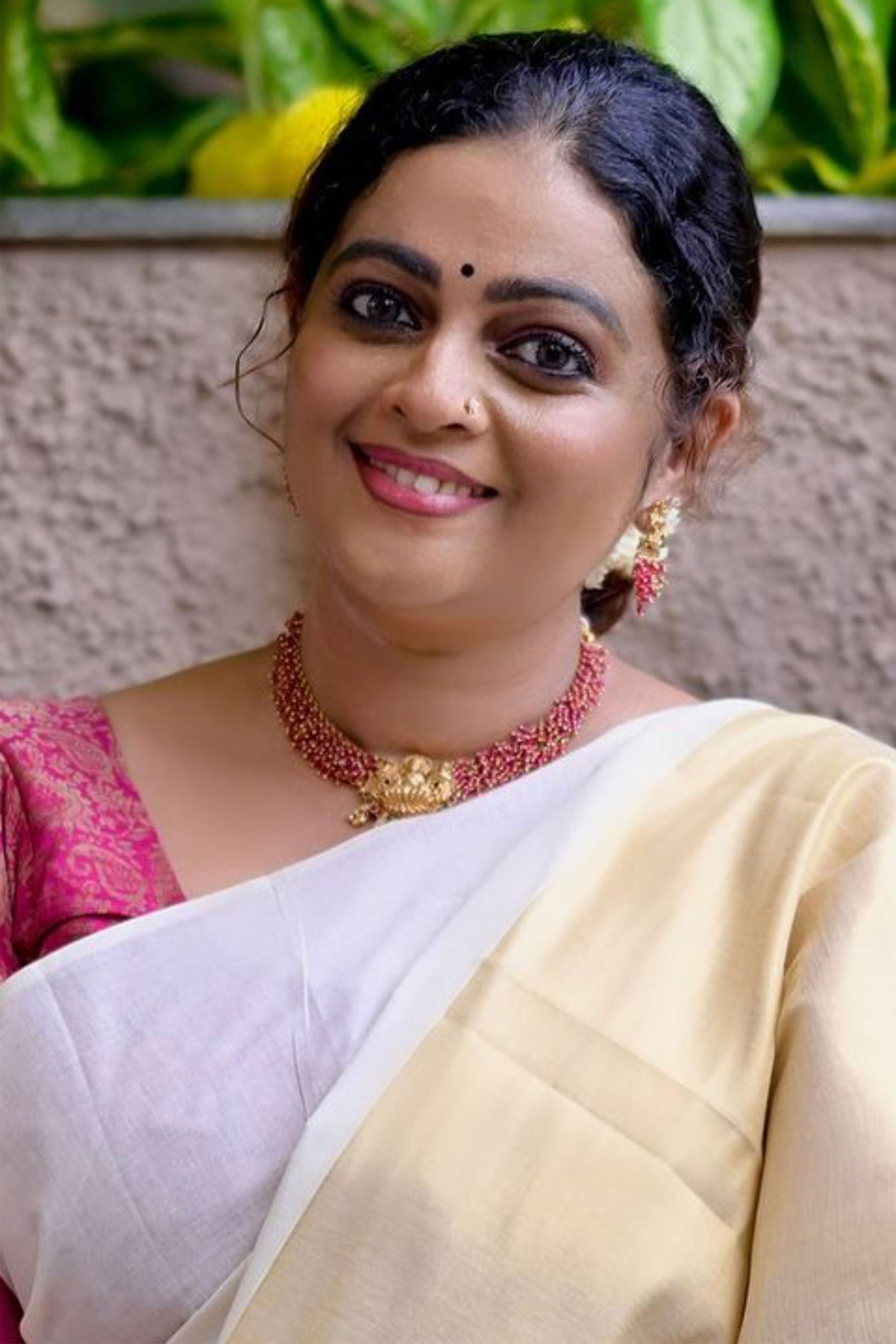 Aswathy Sreekanth backdrop