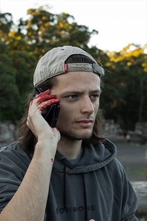 Nikita Christos Chronis backdrop