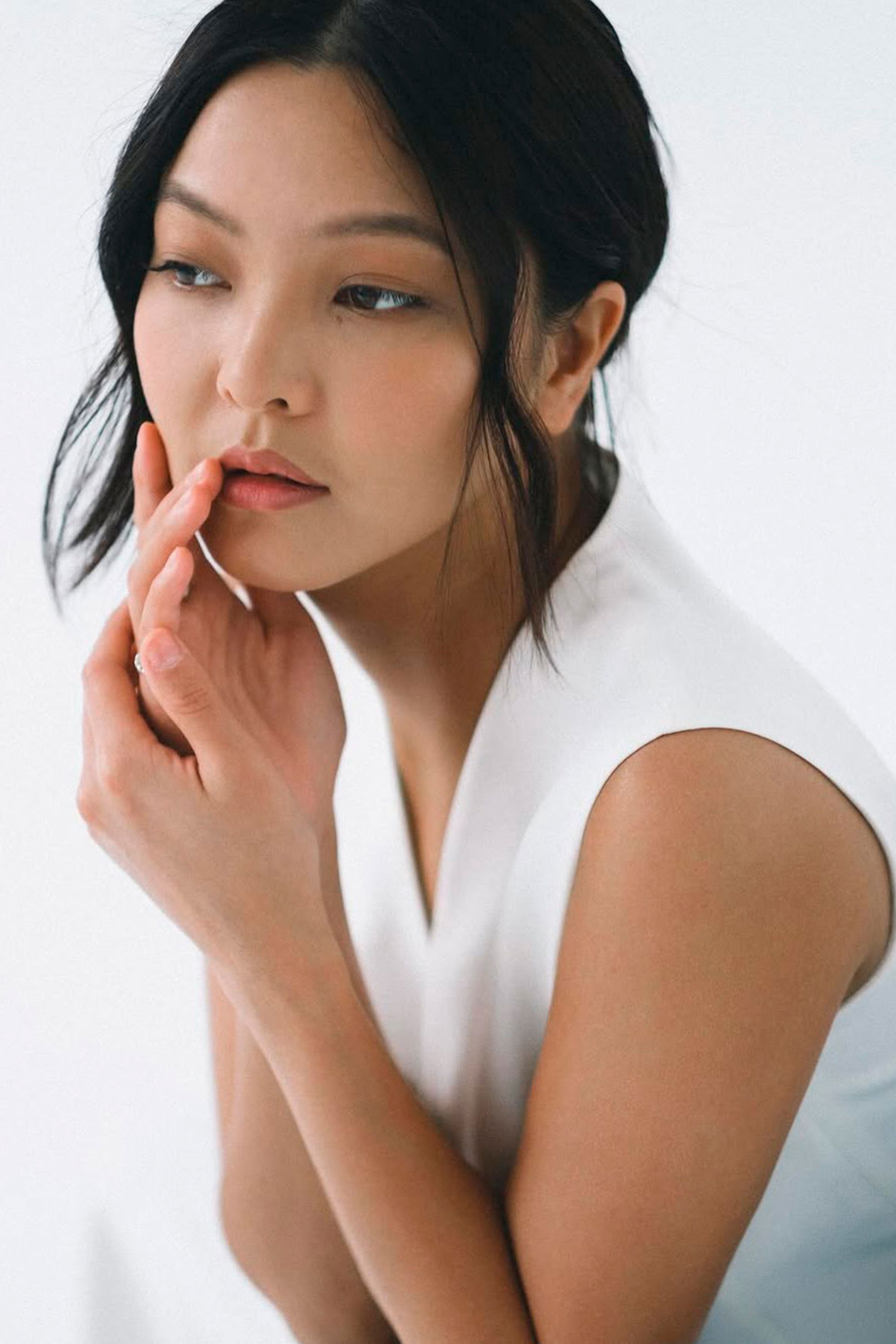 Zhanel Sergazina backdrop