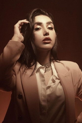 Zhalla Rasul backdrop