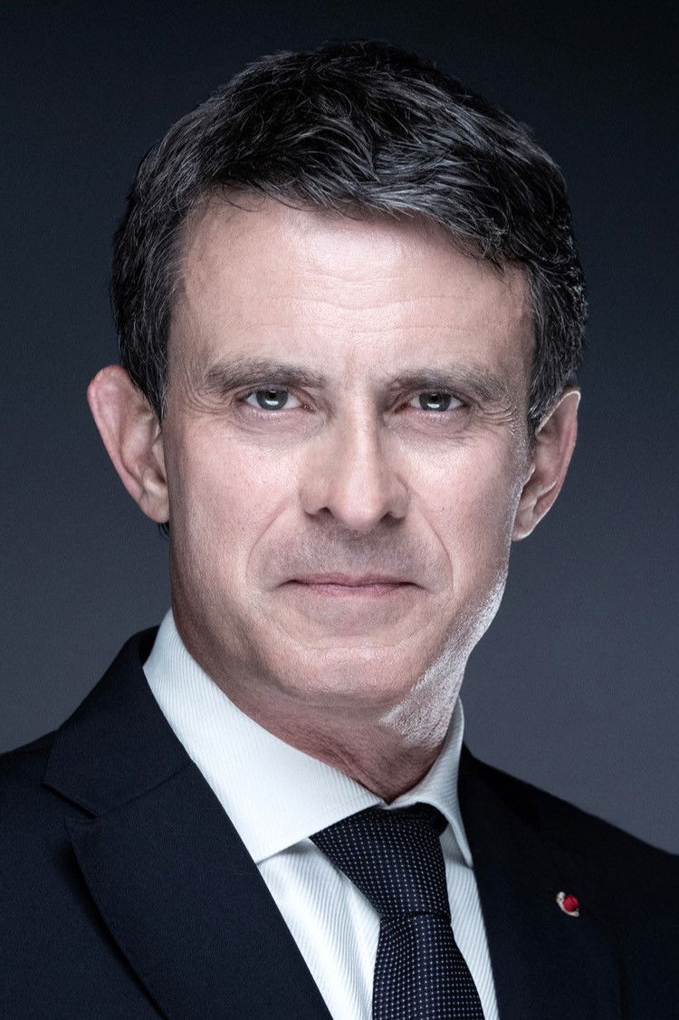 Manuel Valls backdrop