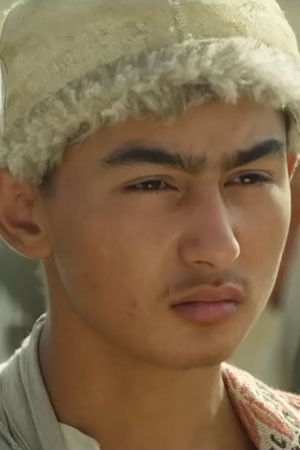 Alimjan Adil backdrop