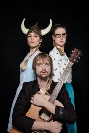 Blond and Blond and Blond backdrop