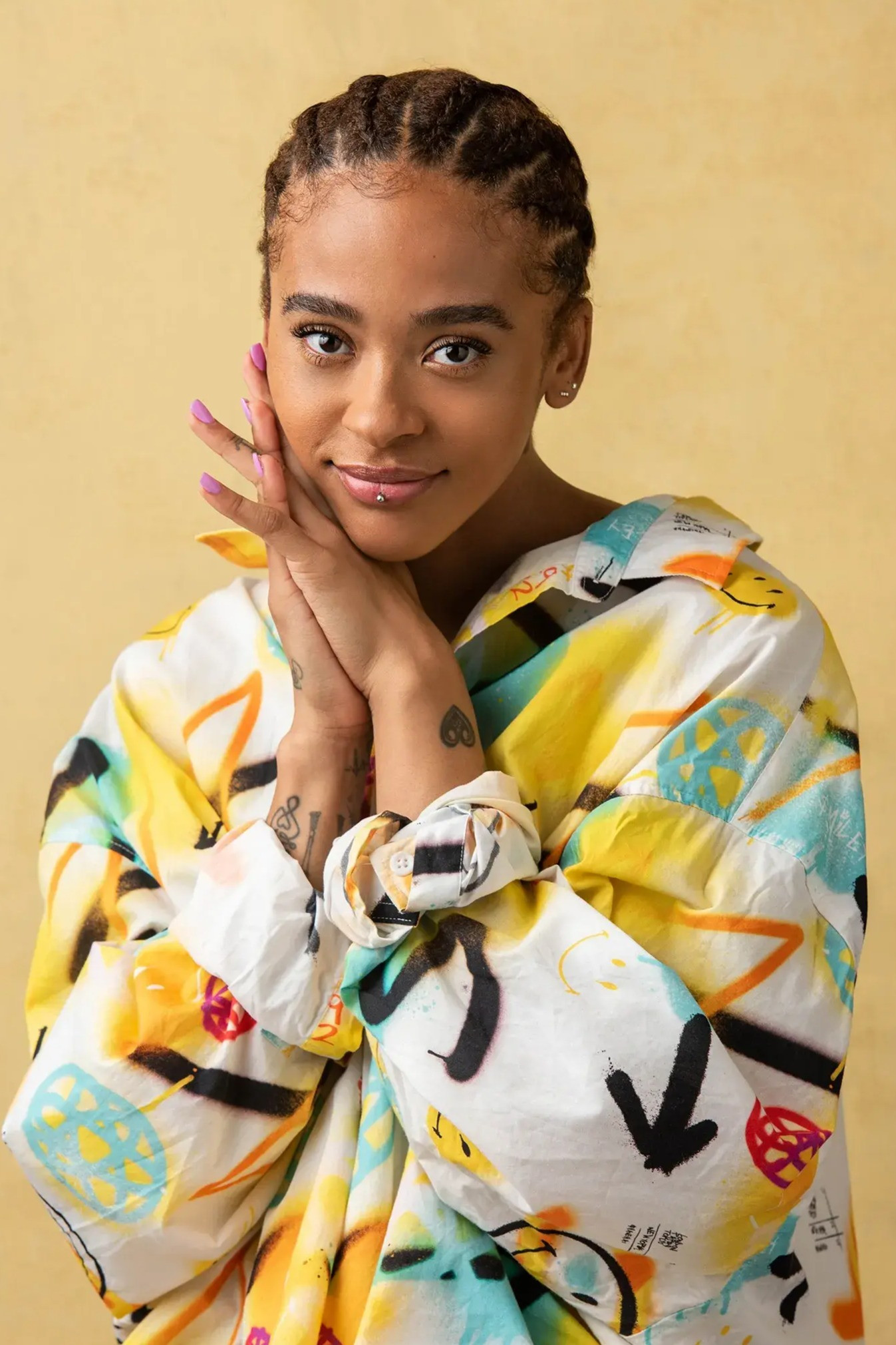 Yinka Bokinni backdrop