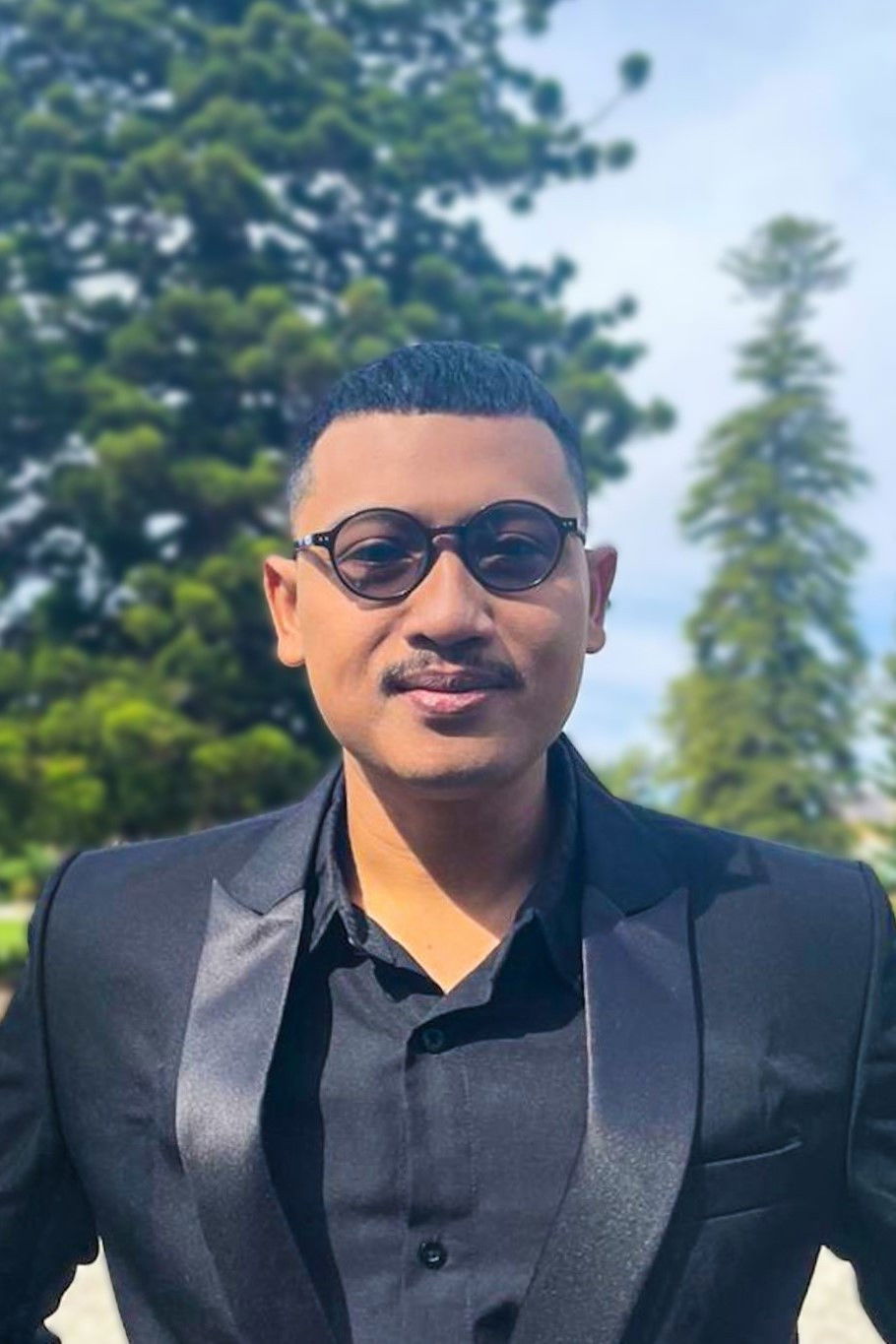 B.M. Anggana backdrop