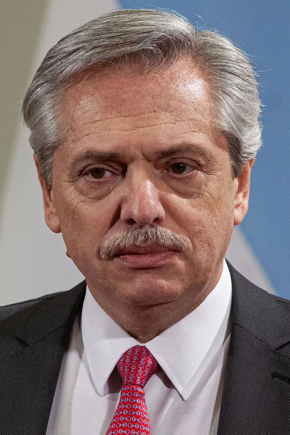 Alberto Fernández backdrop