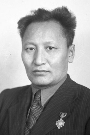 Tsendiin Damdinsüren backdrop