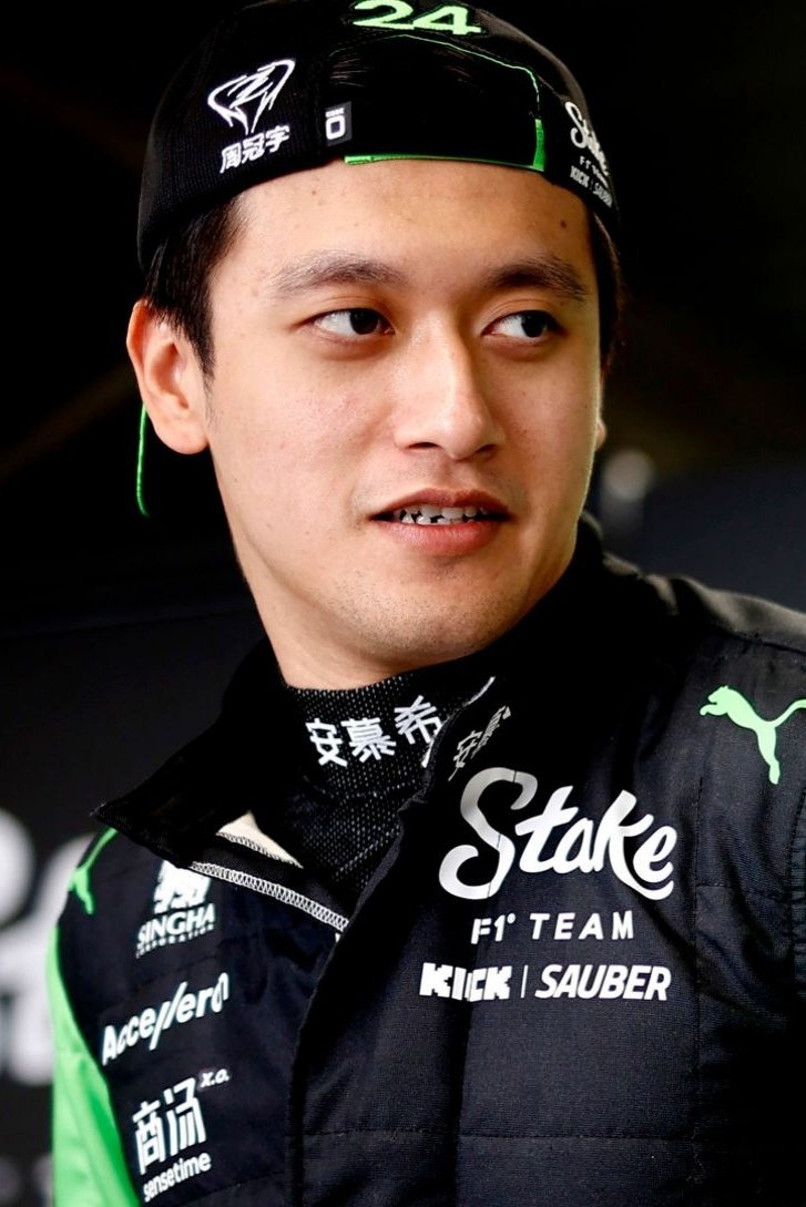 Zhou Guanyu backdrop