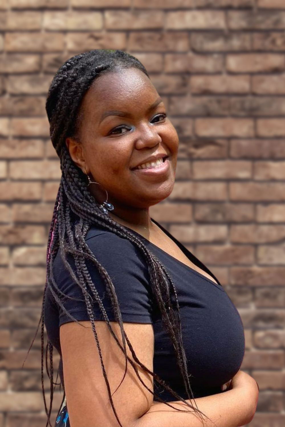 Shalia Fuentes-Matthews backdrop