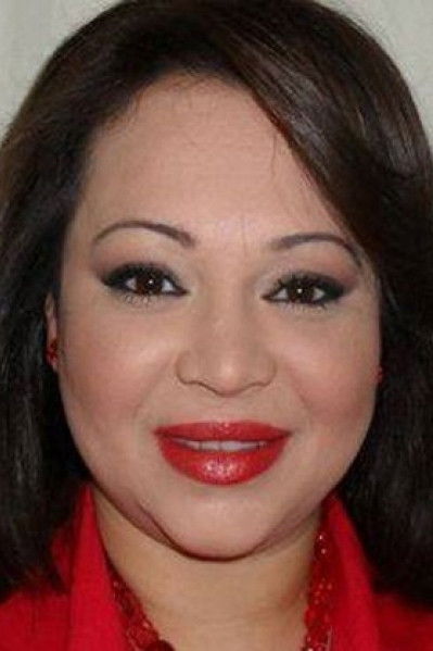 Kaouther Belhaj backdrop