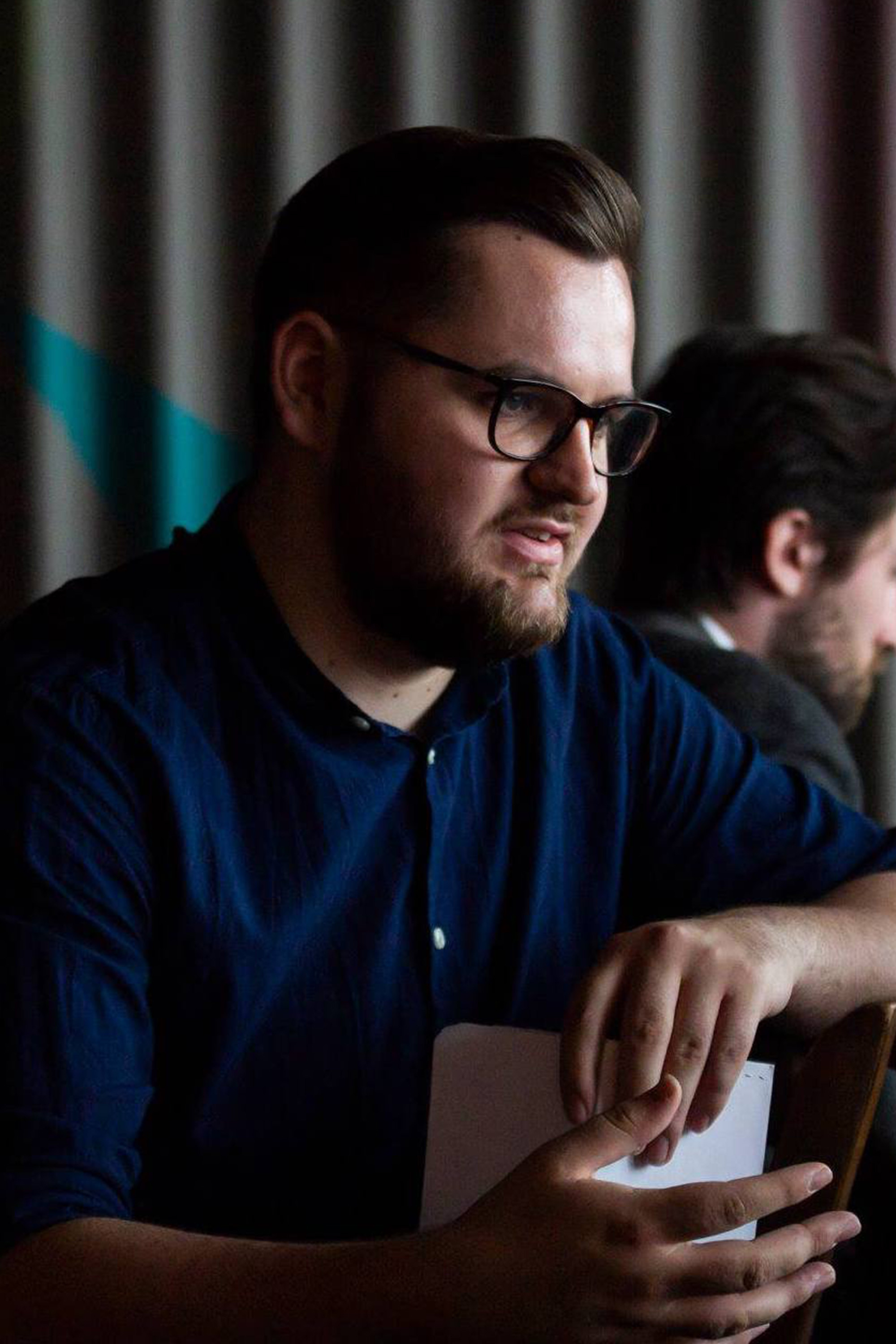 Luke Shelley backdrop