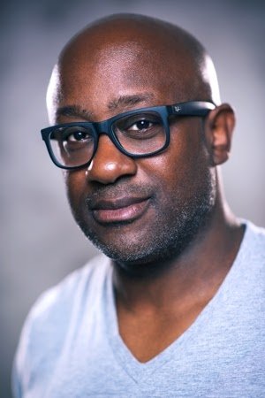 Kunle Barker backdrop