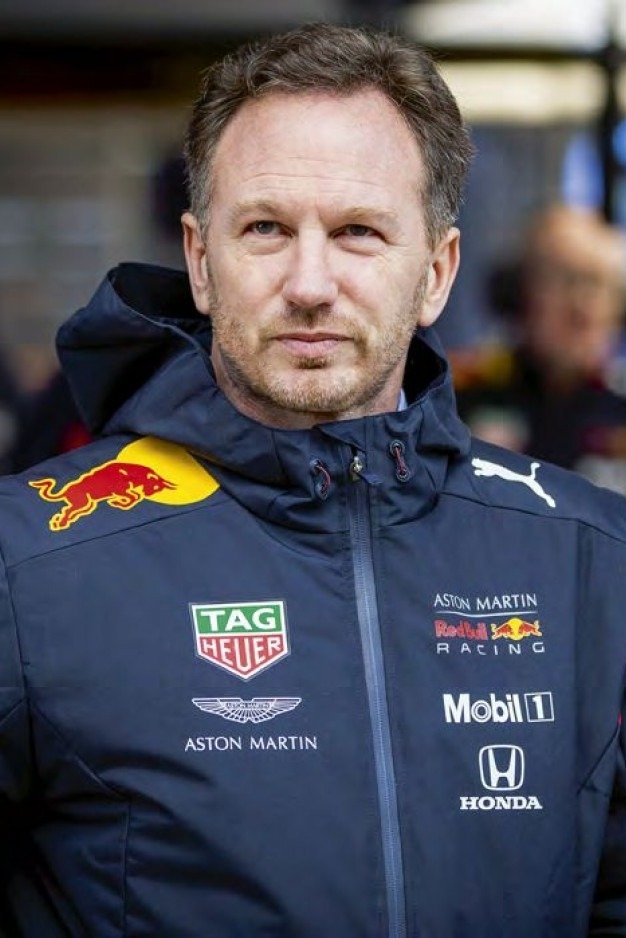 Christian Horner backdrop