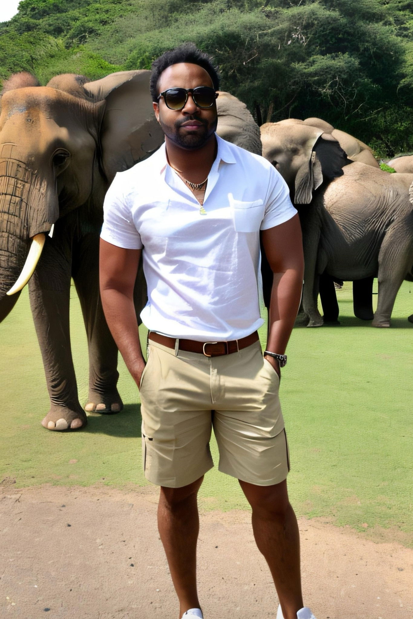 Emmanuel Simms backdrop