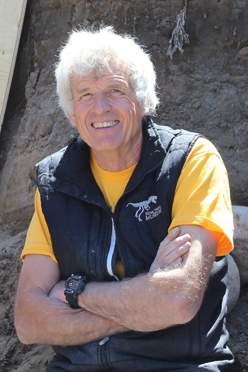 Doctor Phillip J. Currie backdrop