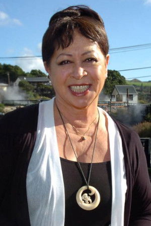 Maureen Waaka backdrop