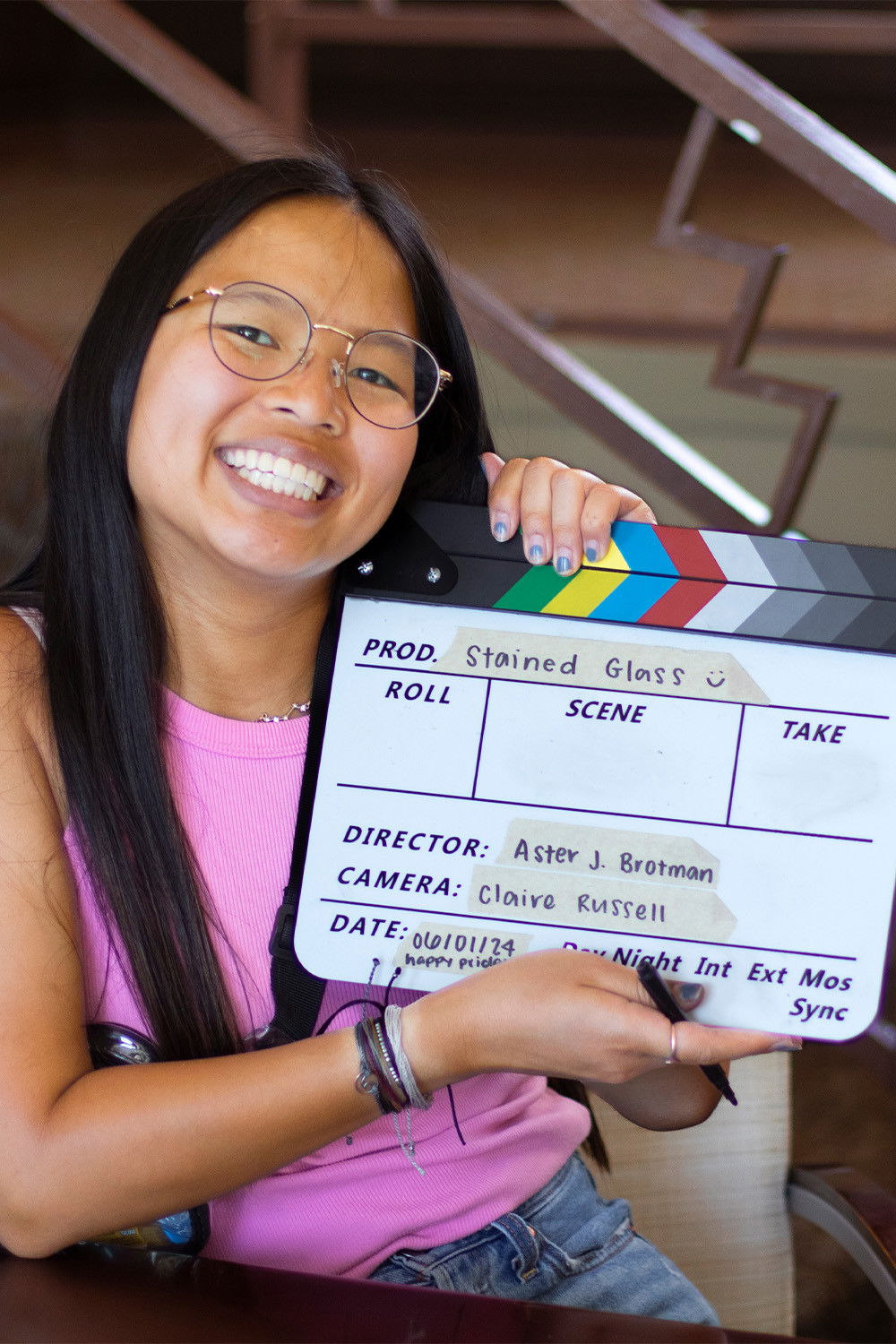 MayLi Bachand backdrop