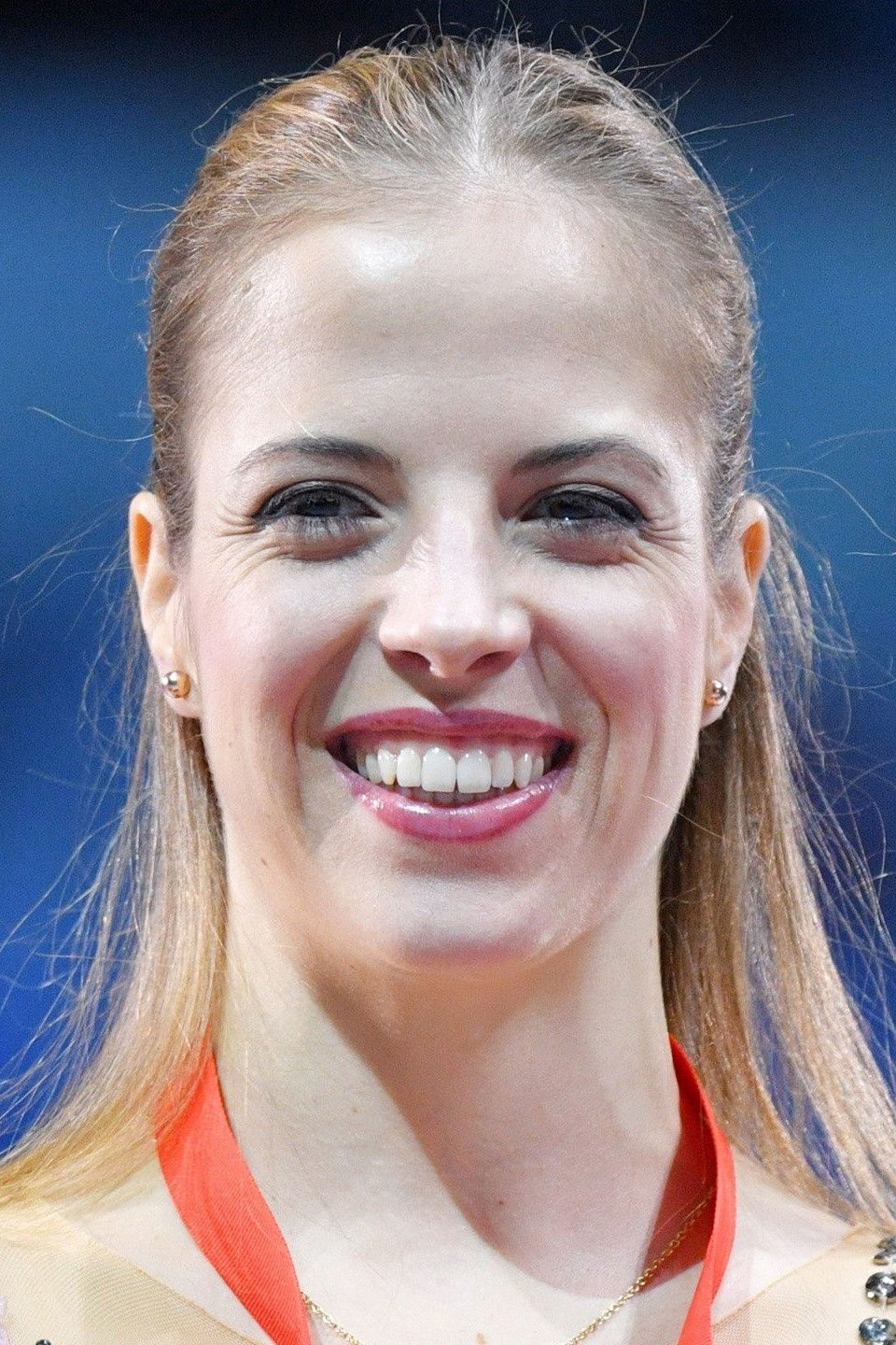 Carolina Kostner backdrop