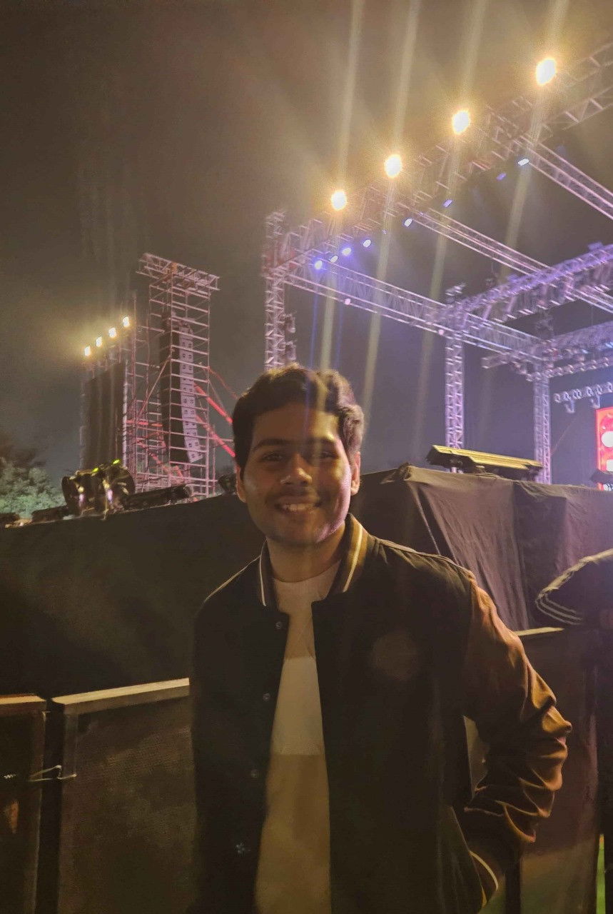 Saksam Kaushik backdrop