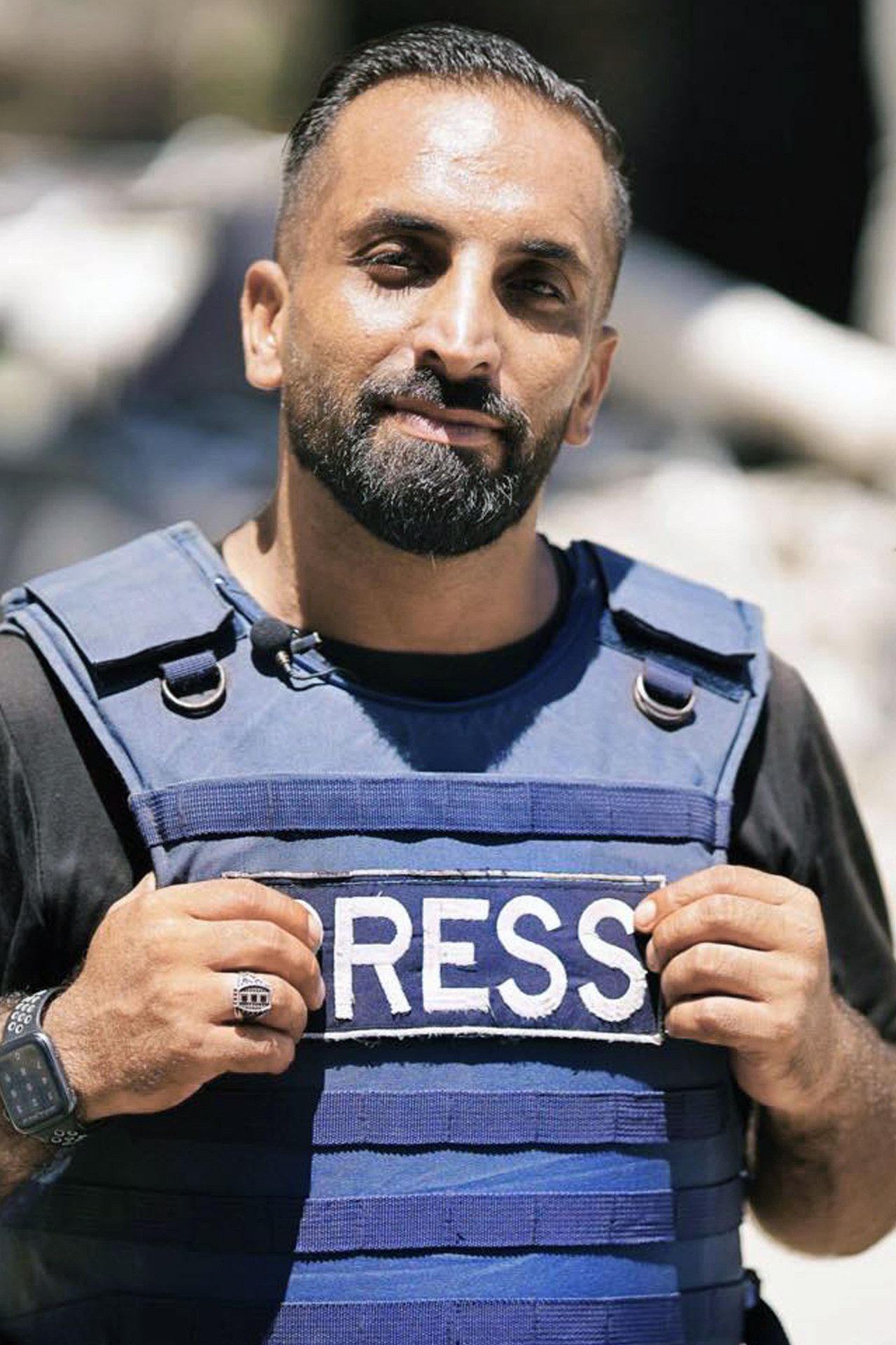 Mahmoud Abu Salama backdrop