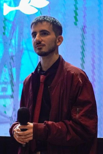 Agustín Díaz backdrop