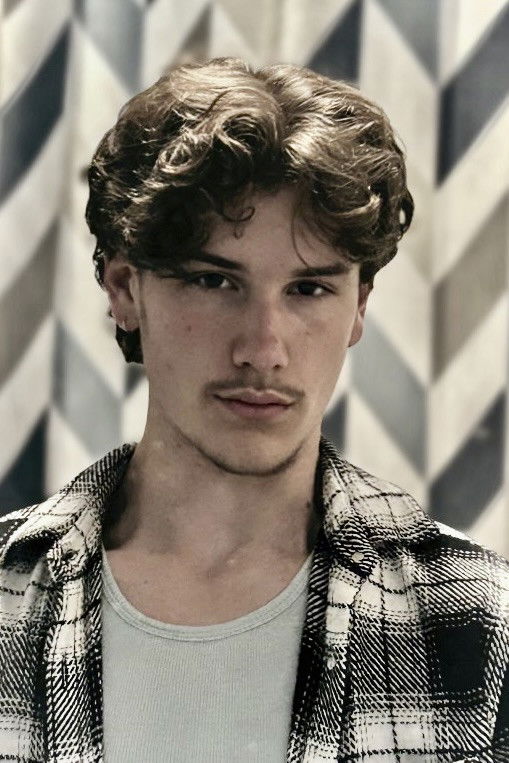 Enzo James-Dearing backdrop