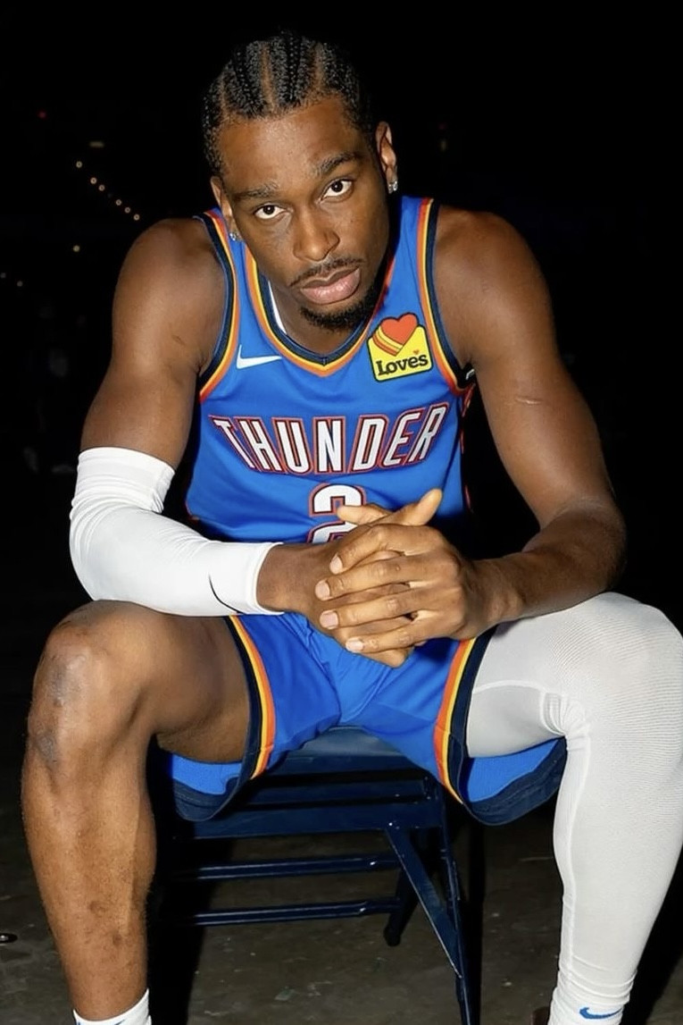 Shai Gilgeous-Alexander backdrop