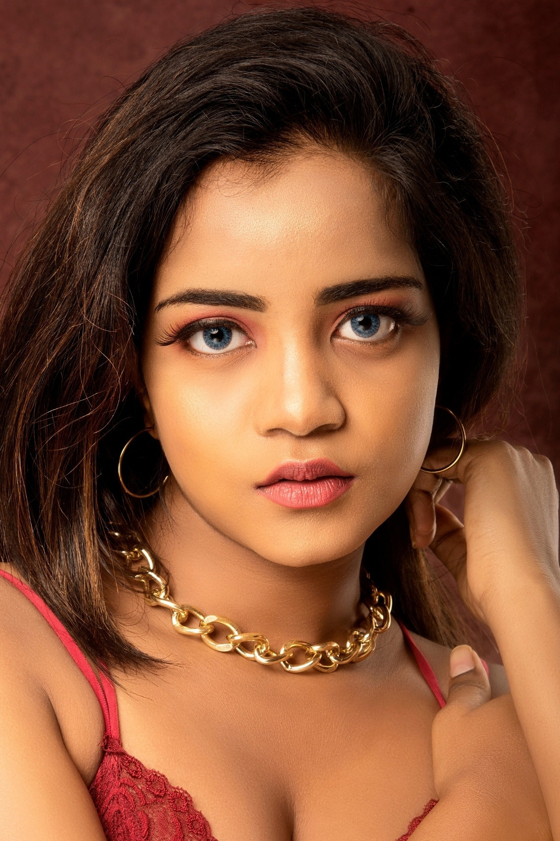 Yuvikha Rajendran backdrop