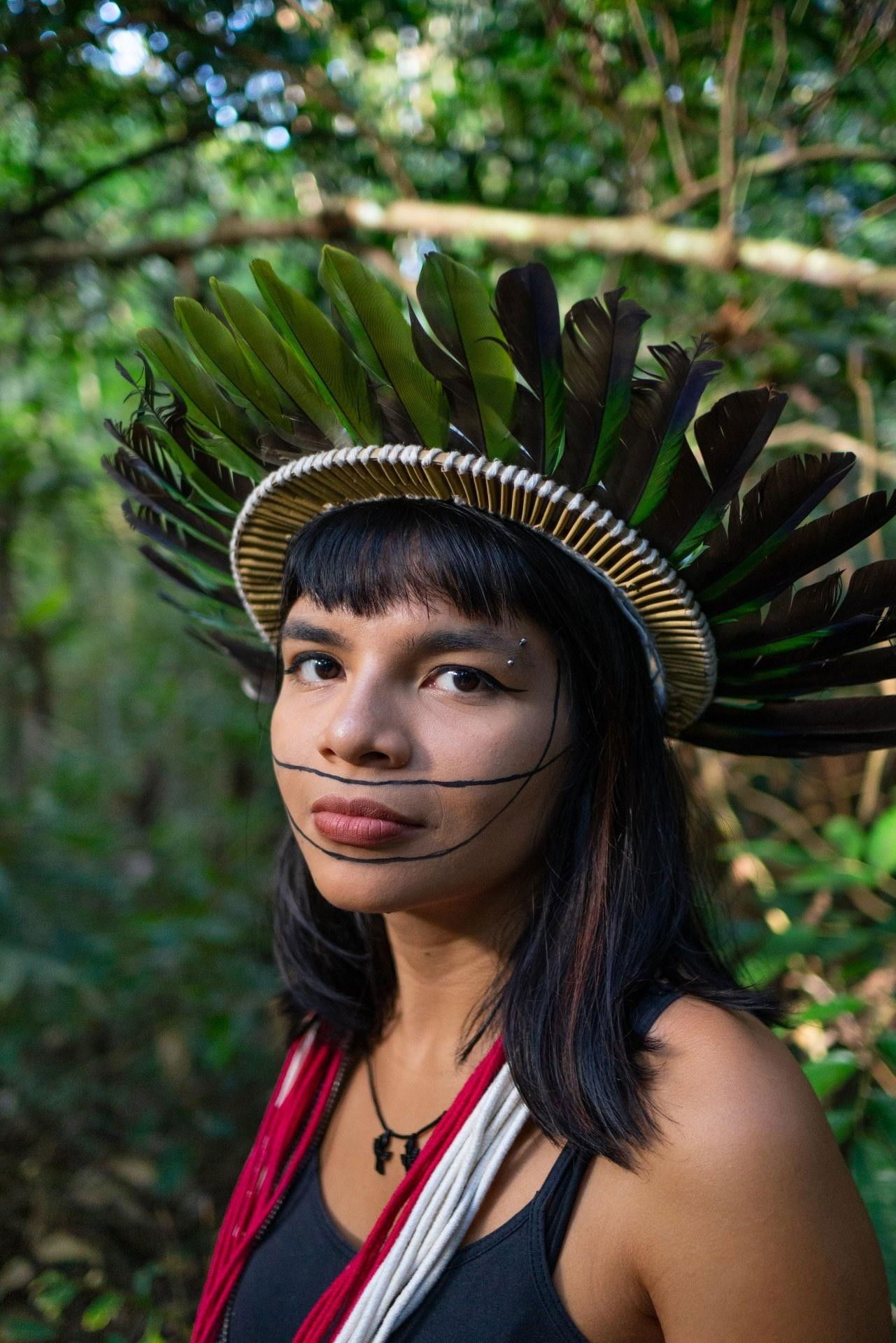 Txai Suruí backdrop