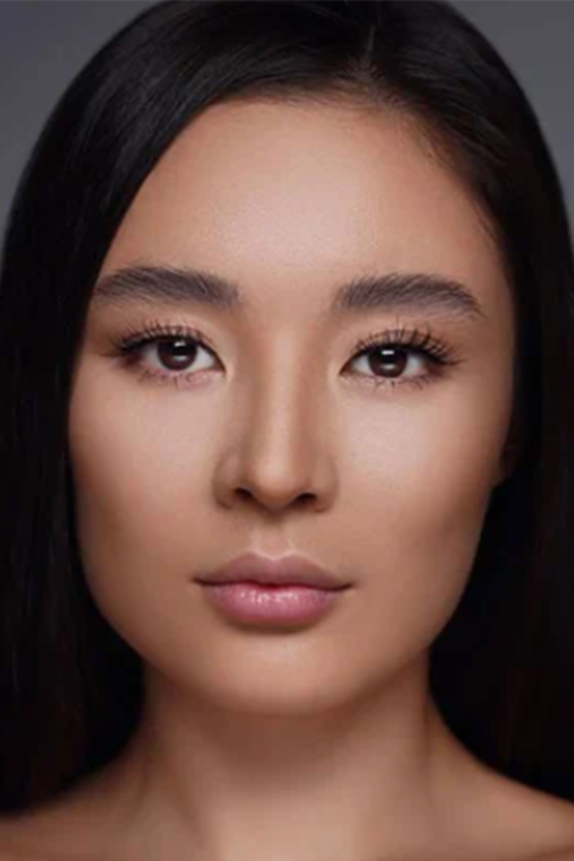 Zhazira Erkin backdrop