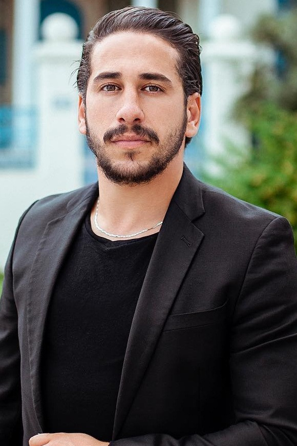 Mohamed Karmoussi backdrop