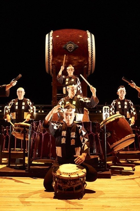 Kodō Drummers backdrop