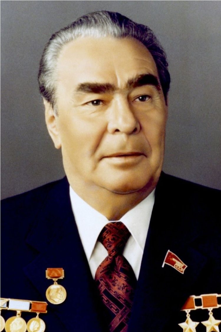 Leonid Brezhnev backdrop