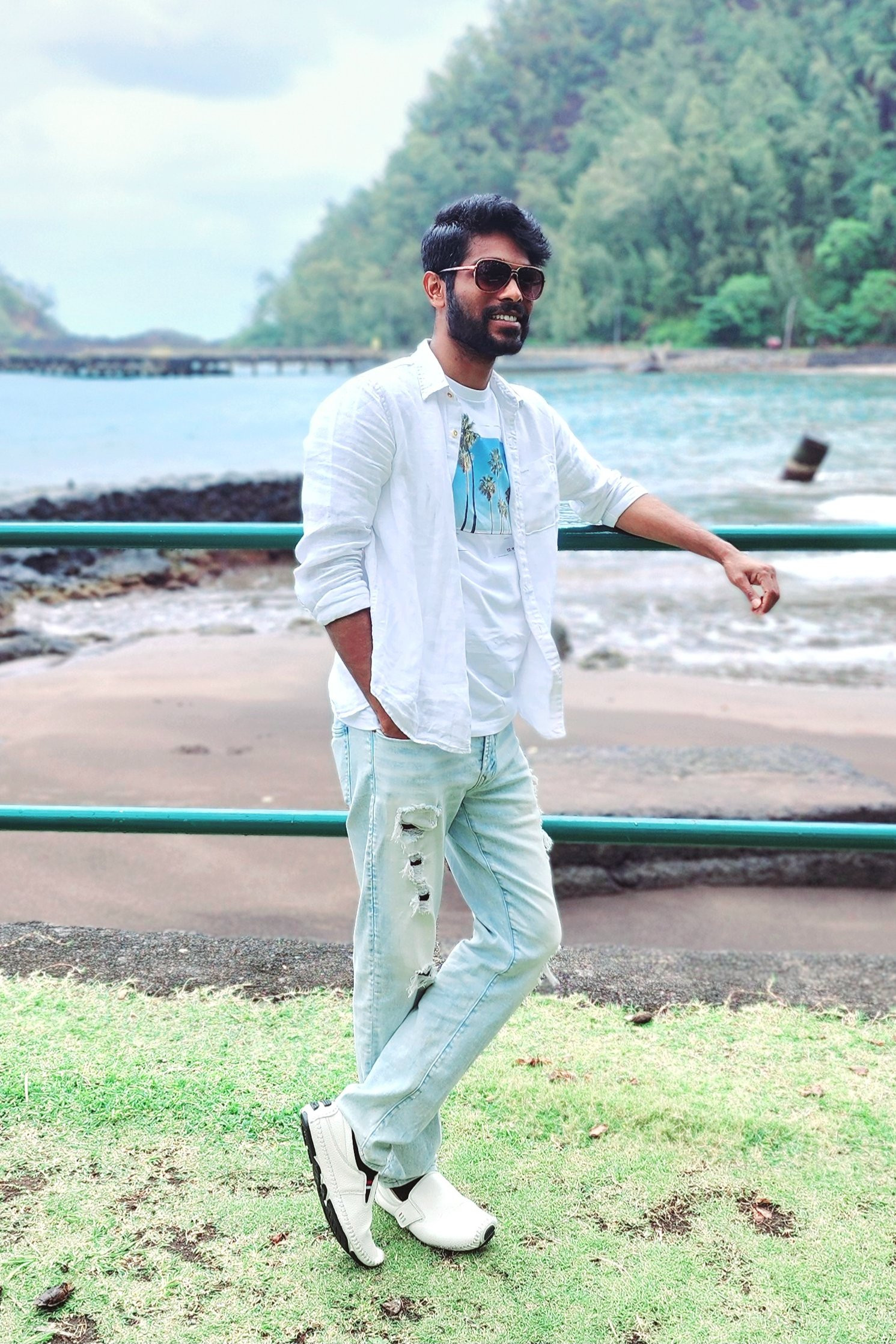 Teja Velpucharla backdrop