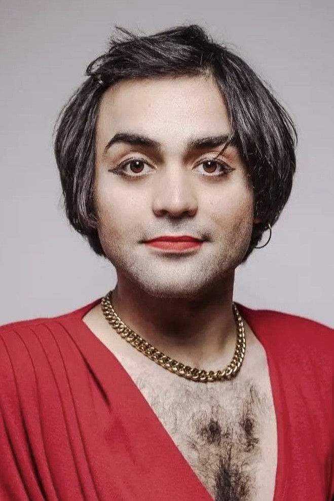 Amina Maher backdrop