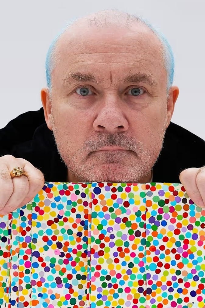 Damien Hirst → Damien Hirst backdrop