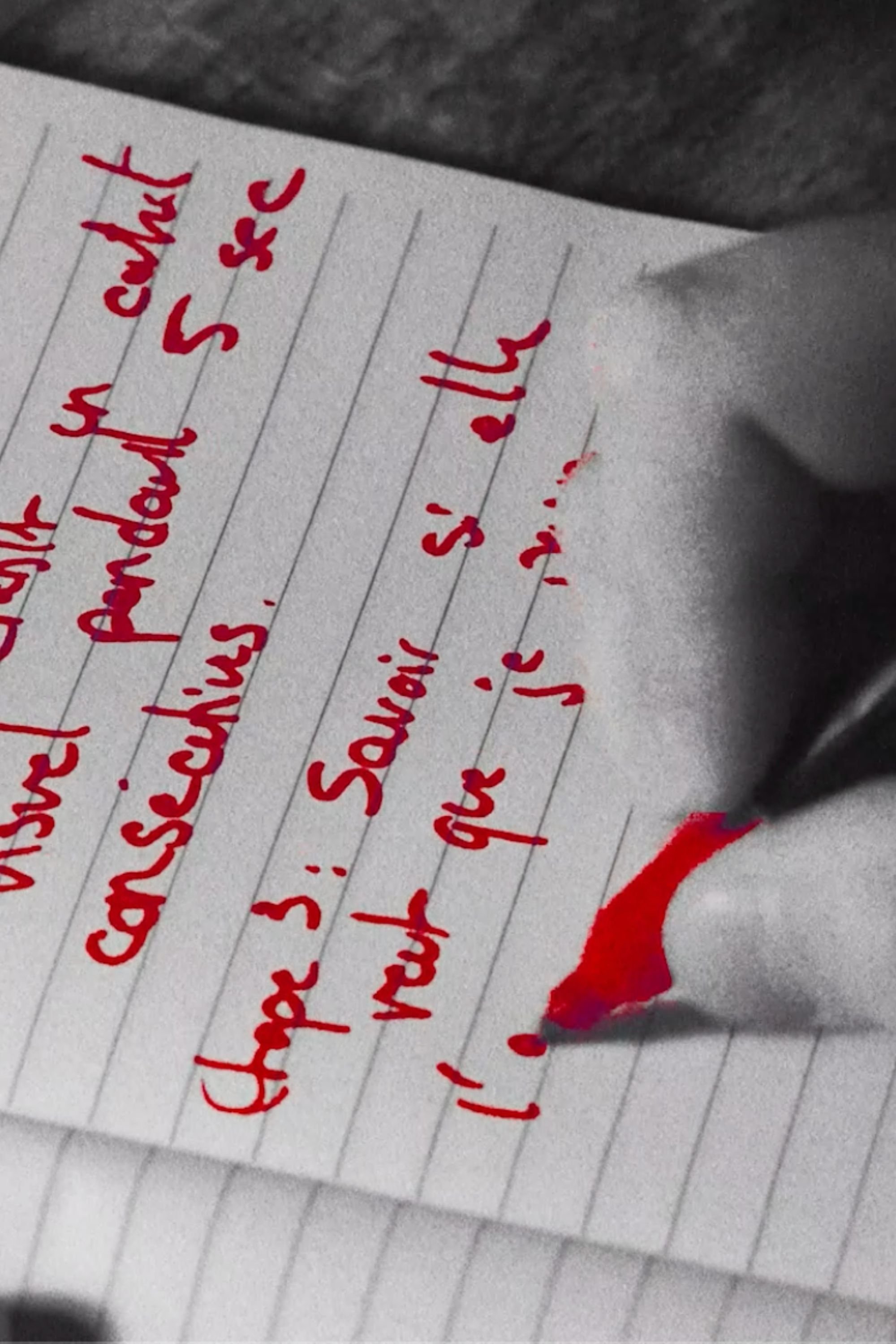 the red pen backdrop