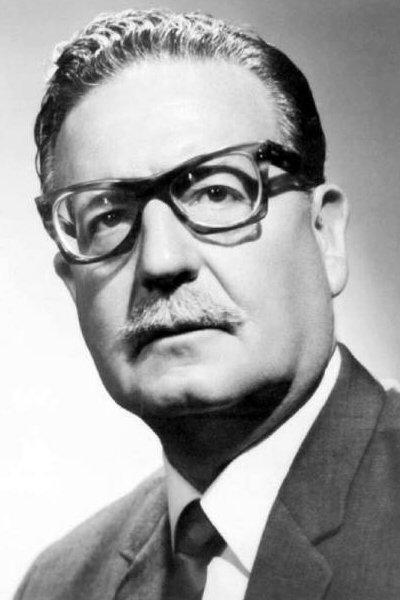 Salvador Allende: Salvadore Ajende backdrop
