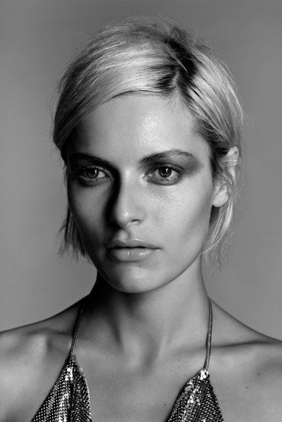 Rie Rasmussen backdrop