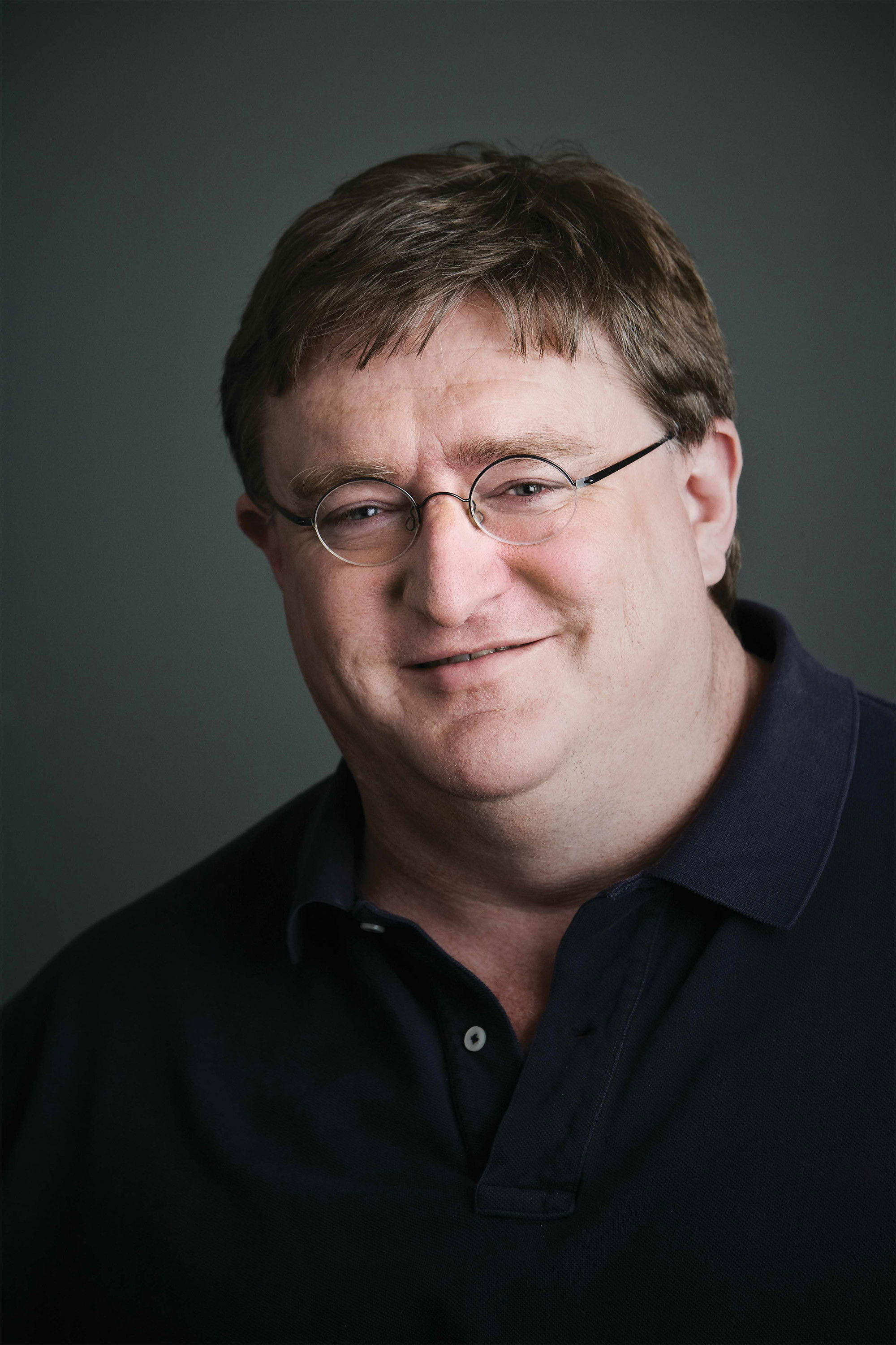 Gabe Newell backdrop