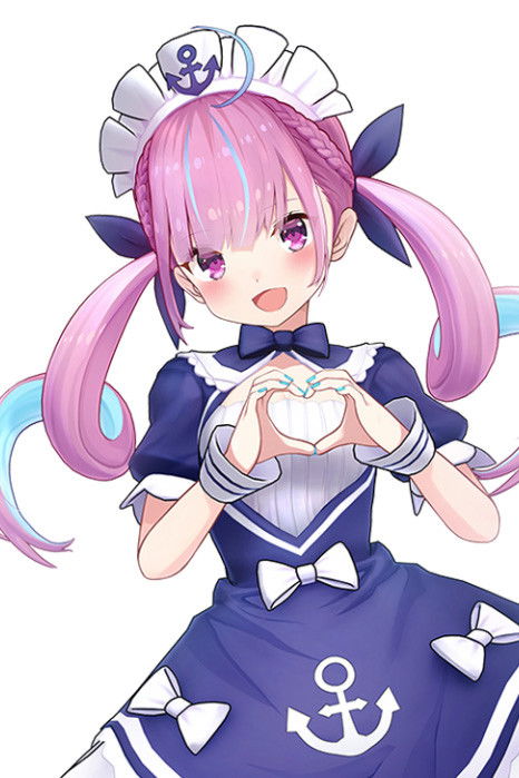 Minato Aqua backdrop