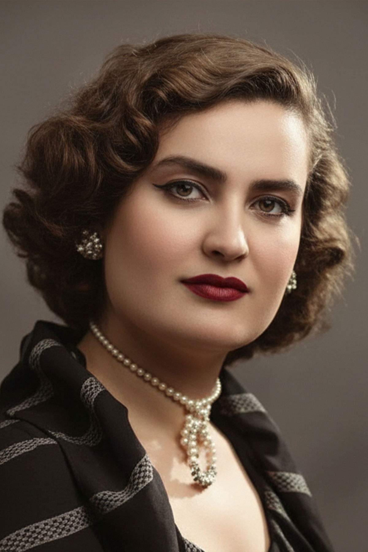 Mualla Mukadder Atakan backdrop