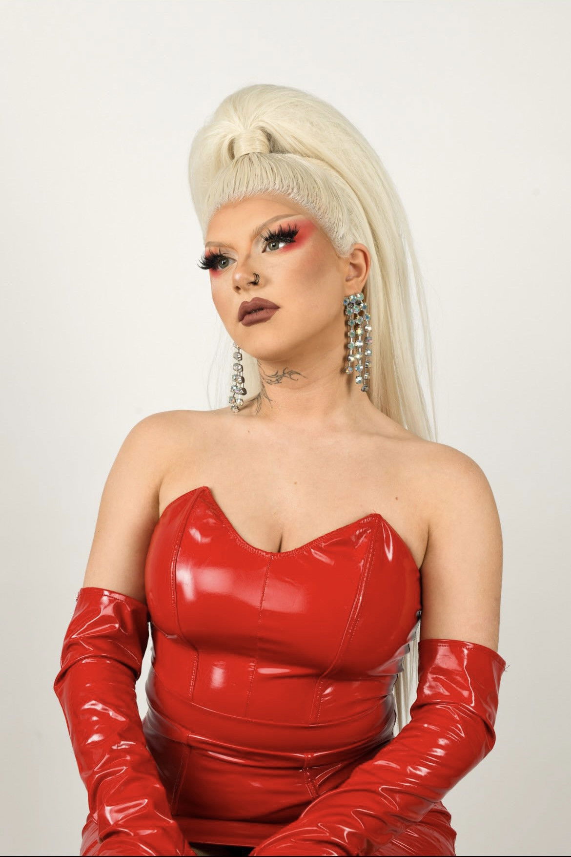 Kiki with the Devil backdrop