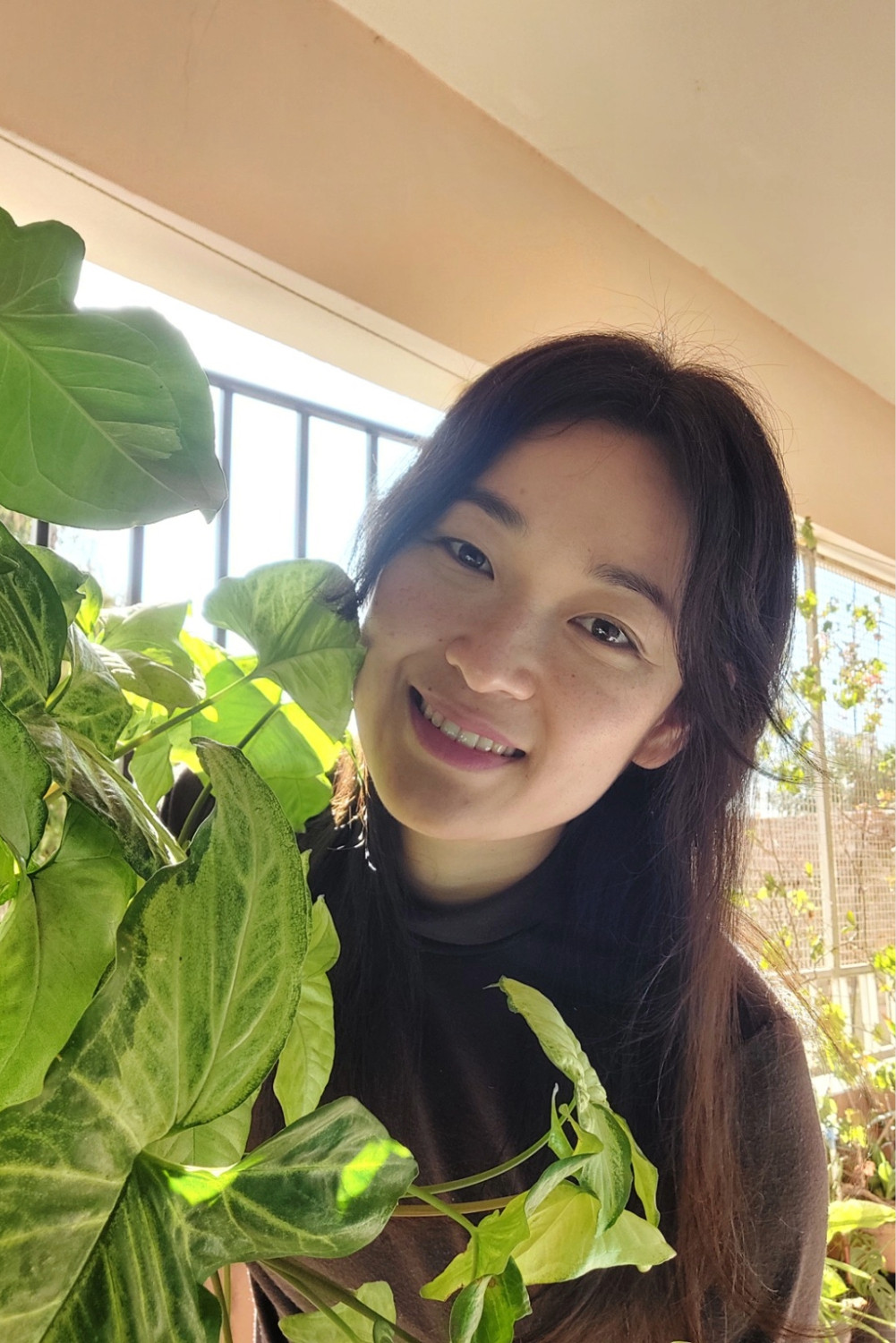 Esther Chon backdrop